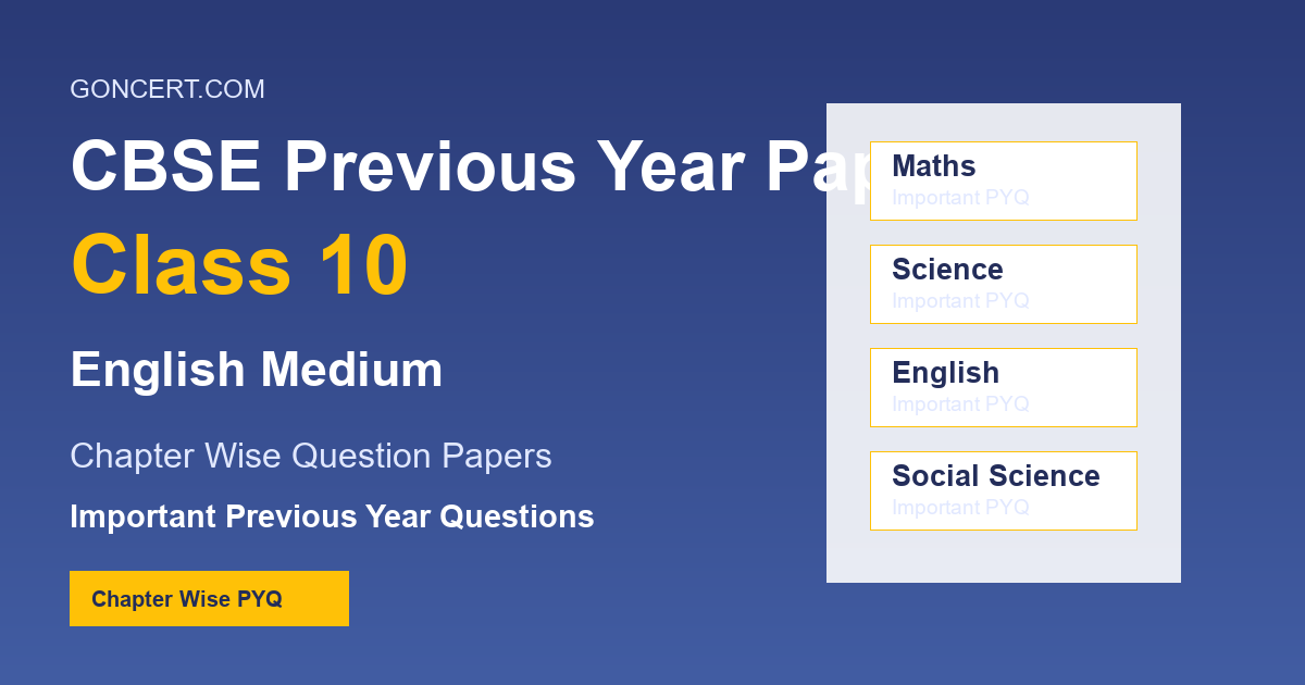 CBSE Previous Year Question Papers Class 10 English PDF download